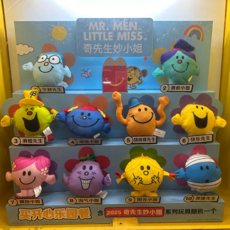Mr Men Little Miss figura muñeco de peluche bolso colgante llavero ornamento presente juguete para niños