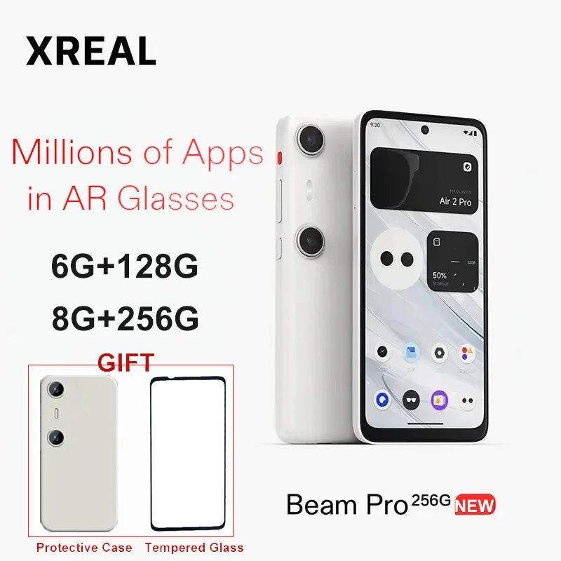 

XREAL Beam Pro Projection Station 60fps Spatial Videos 3DoF Large Screen for Xreal Air/Air 2/air 2 pro Glasses Controllers