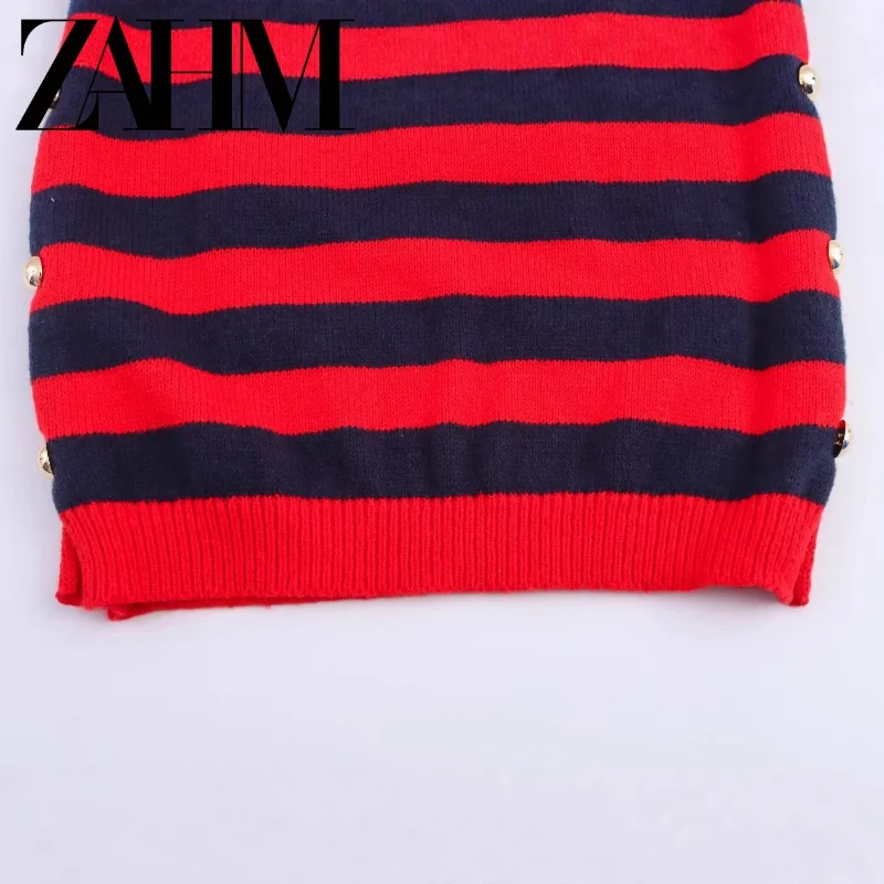 

Моющийся вязаный жилет для женщин с боковыми пуговицами, осеннее новое поступление, круглый Ne Other 00% Material Conent