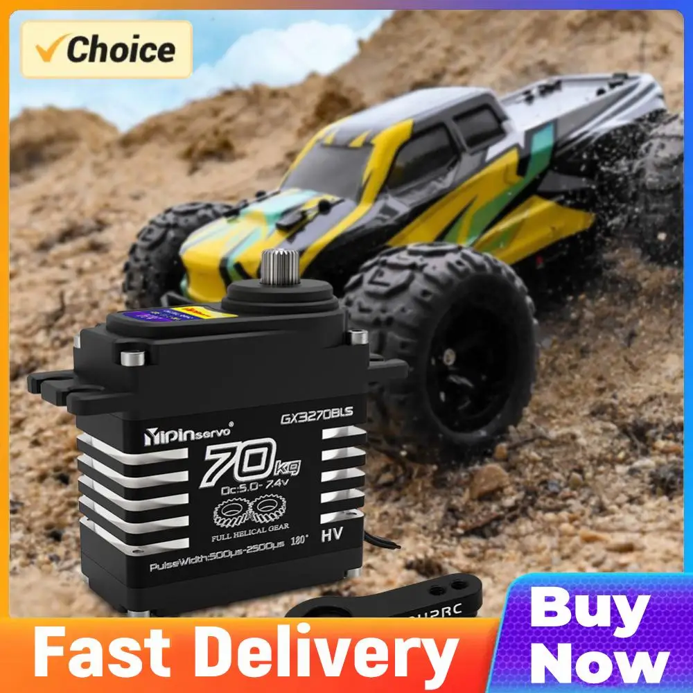 

Бесколлекторные сервоприводы 70 кг, цифровые сервоприводы с металлическим редуктором для радиоуправляемых моделей 1/8, 1/10, 1/12: грузовиков, автомобилей, краулеров, лодок, роботов