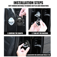 2/4Pcs Silicone Car Styling Door Lock Cover Auto Protection Covers Accessories For BMW E90 E92 F01 F02 G02 G30 F10 F11 F12 F16 M
