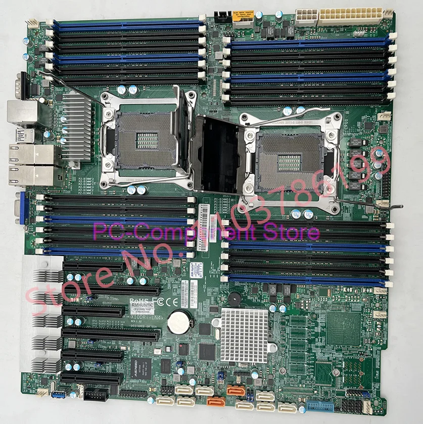 X10DRi-LN4+ Original For Supermicro Dual-channel Server Motherboard 4 Gigabit Ethernet Port C612 Perfect Test