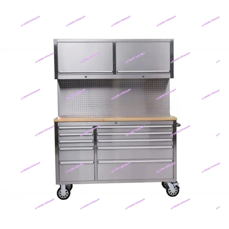 

Combination metal tool cabinet with drawers for workbenches, garages, and workshops