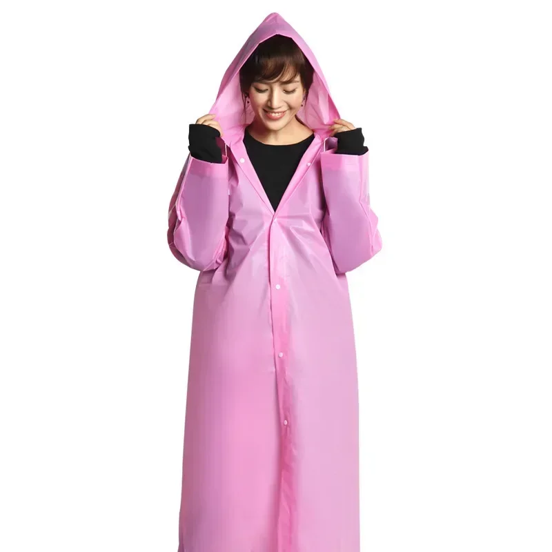 

1PCS High Quality Unisex Raincoat Thickened Waterproof Women Men Camping Waterproof Rainwear Suit