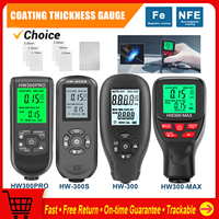 0-2000UM Thickness Gauge Digital Automobile Film Thickness Meter Car Paint Coating Thickness Tester 3 Probe 3Units Switching