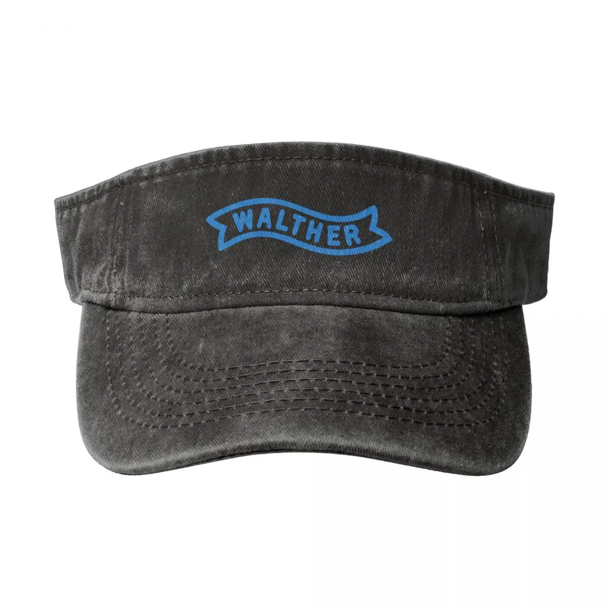 

Walther Logo Empty Top Baseball Sun Cap Summer Adjustable Baseball Cap