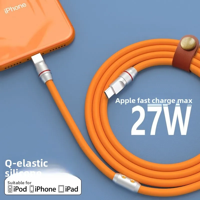 Customized Multi-Function Data Cable, Compatible with Apple iPhone iPad and Android Devices, Fast Charging & Sync Cord Gift