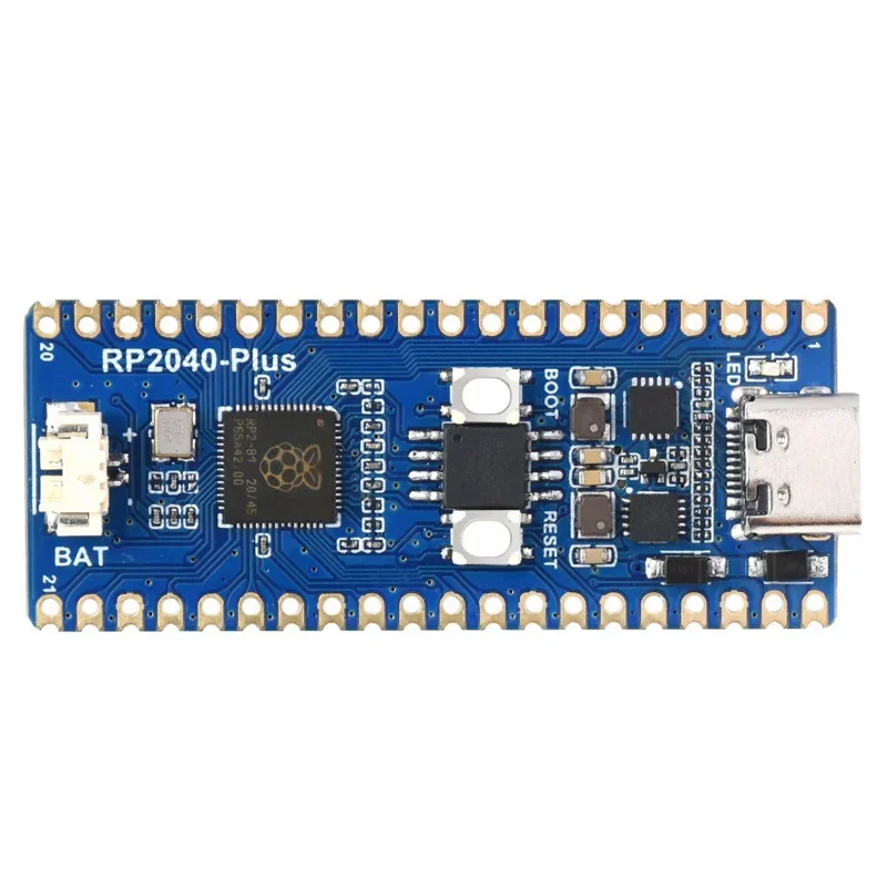 Micro controlador tipo-c com pinos de cabeçalho pré-soldados para RPI Raspberry Pi PICO MCU Development Board, USB-C, RP2040