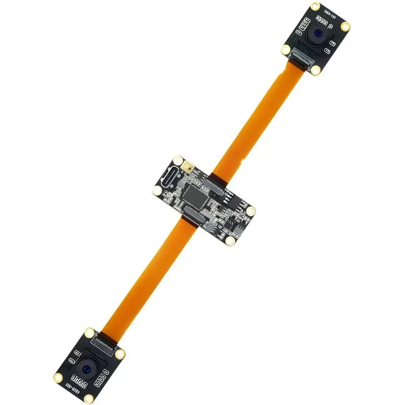 A97I-Dual-Lens Fixed-Focus Camera Module 3D Depth Recognition Functionality 4 Million Dual-Lens Synchronous Same-Frame Design