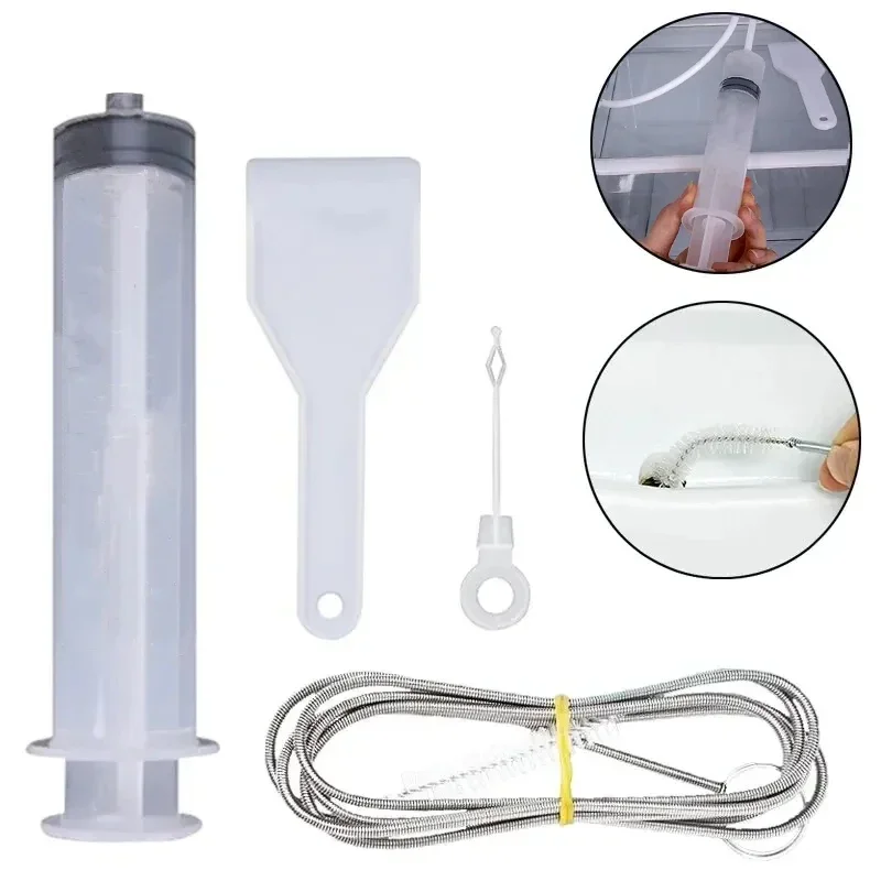 5/6 Pcs Refrigerator Drain Hole Clog Remover Fridge Hole Brush Water Outlet Cleaner for Household Clean Dredge Cleaning Tools image 2