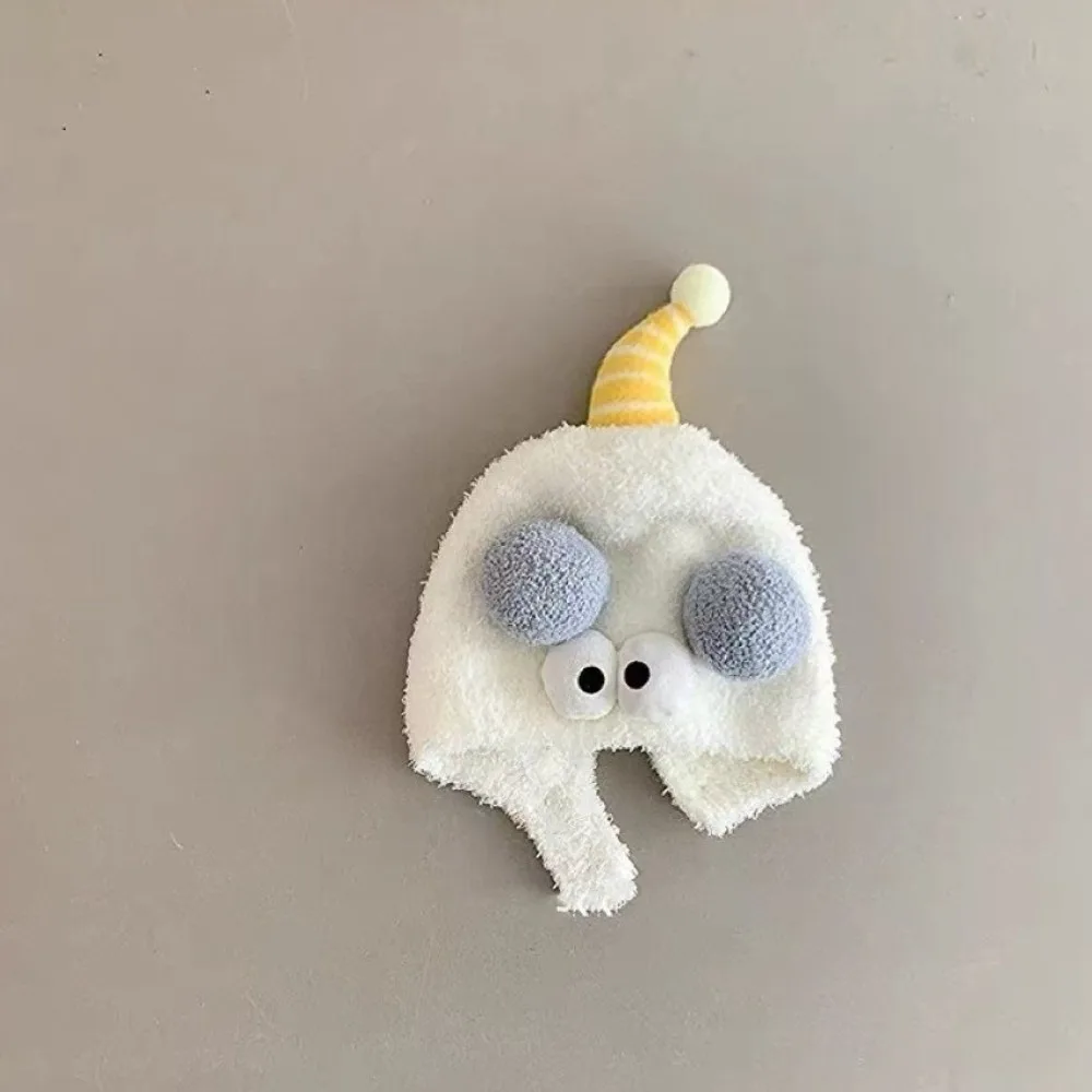 

New Cute Big Eyes Pullover Cap Warm Coldproof Ear Protection Hat Windproof Beanie Hat Kids