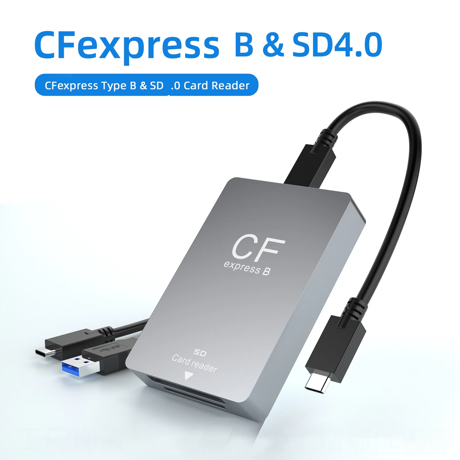 Устройство для чтения карт памяти USB 3,2, 10 Гбит/с