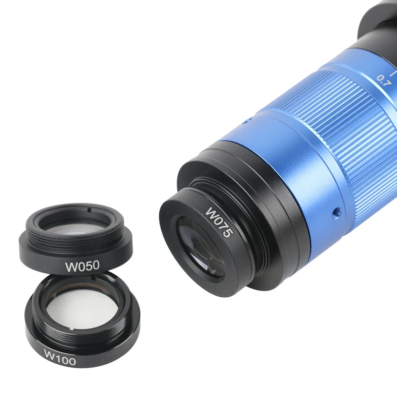 W050 W075 Diameter 25.5mm Mount 0.5X 0.75X Objective Barlow Glasses For TV050 TV075 TV100 TV150 TV200 Monocular Lens