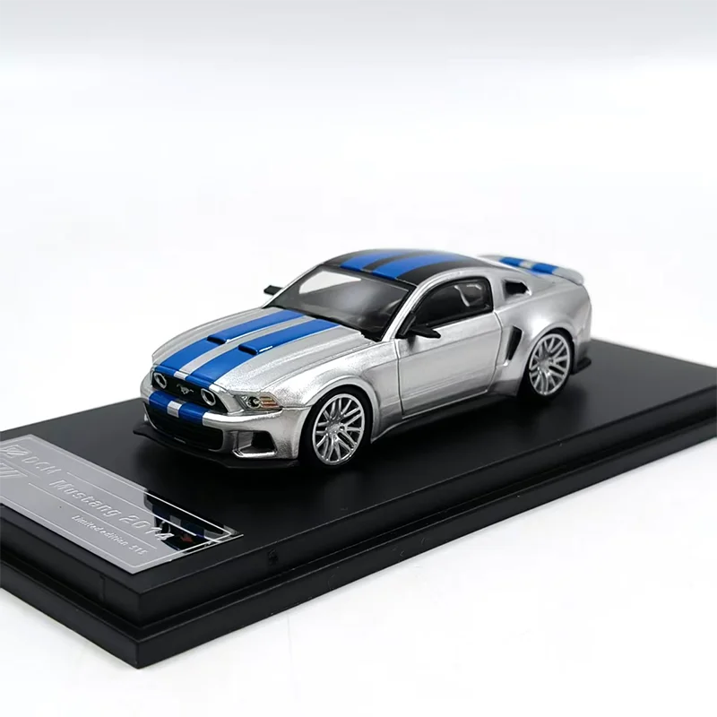 DCM 1/64 2014 Mustang GT NFS Alloy Car Model Adult Static Collection Decorated Holiday Gifts Toys