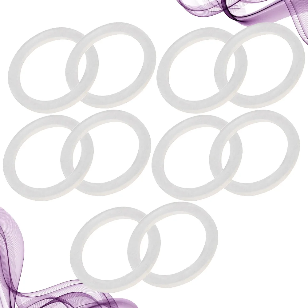 

10Pcs 70Mm Silicone Sealing Rings for Tinplate Lids High Quality Reusable Gasket Replacement Ideal for Bottle Container Kitchen