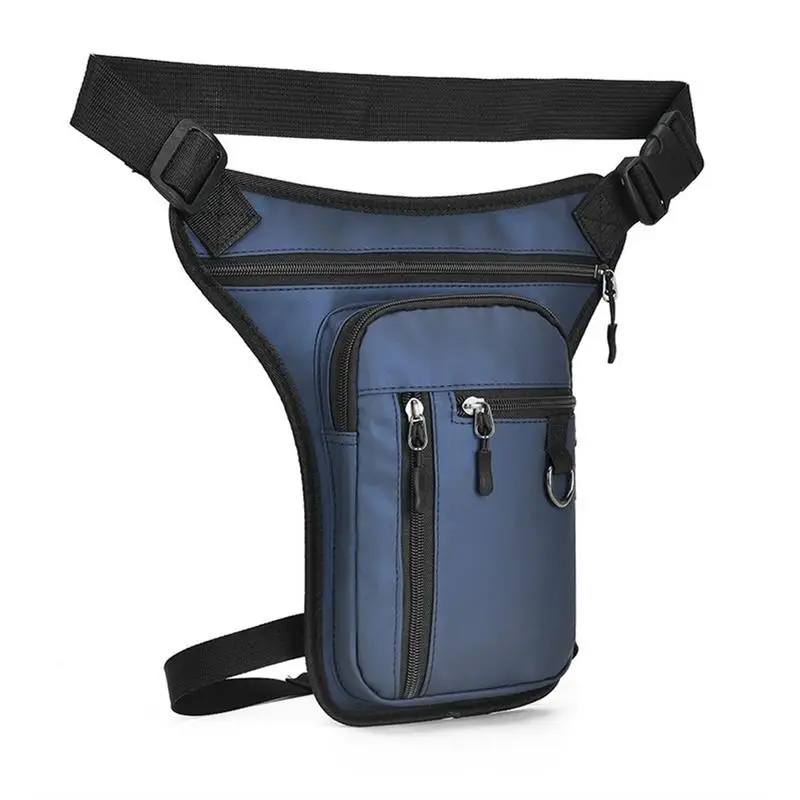 Men Drop Leg Bag Waist Bag Waterproof Men Fanny Pack Phone Purse Motorcycle Riding Shoulder CrossBody Thigh Hip Belt Waist Bags