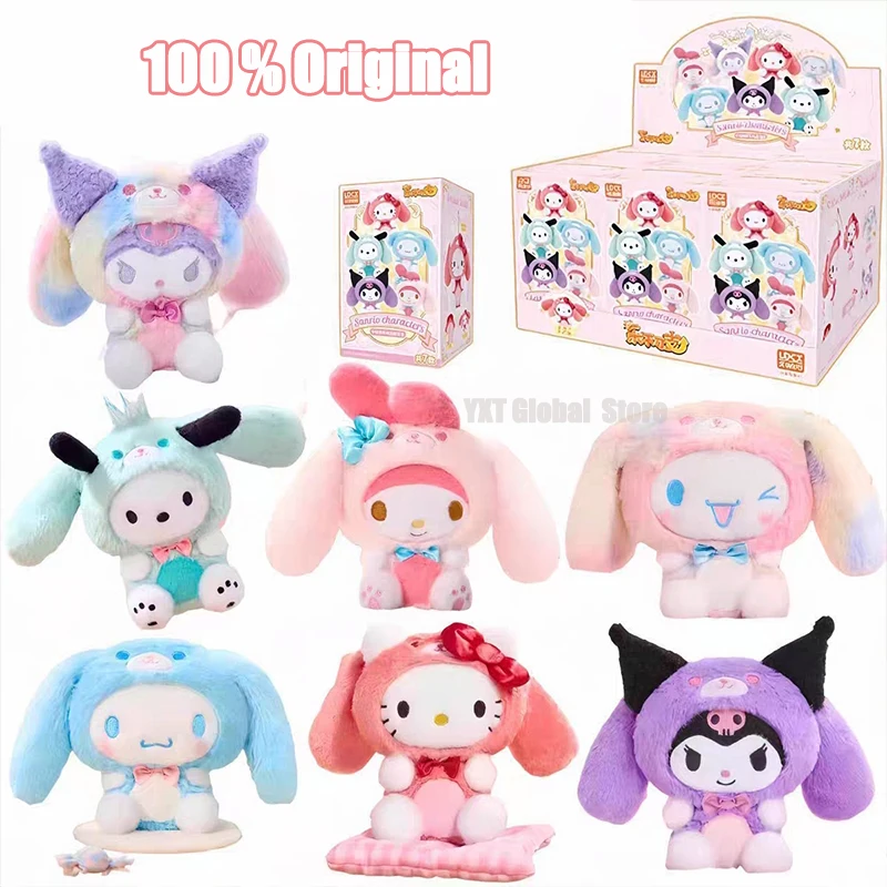 

Оригинальные персонажи Sanrio, серия Overjoyed, плюшевый сюрприз, слепая коробка, трендовая кукла, гаражный комплект, настольный орнамент, коллекция, подарок для девочки