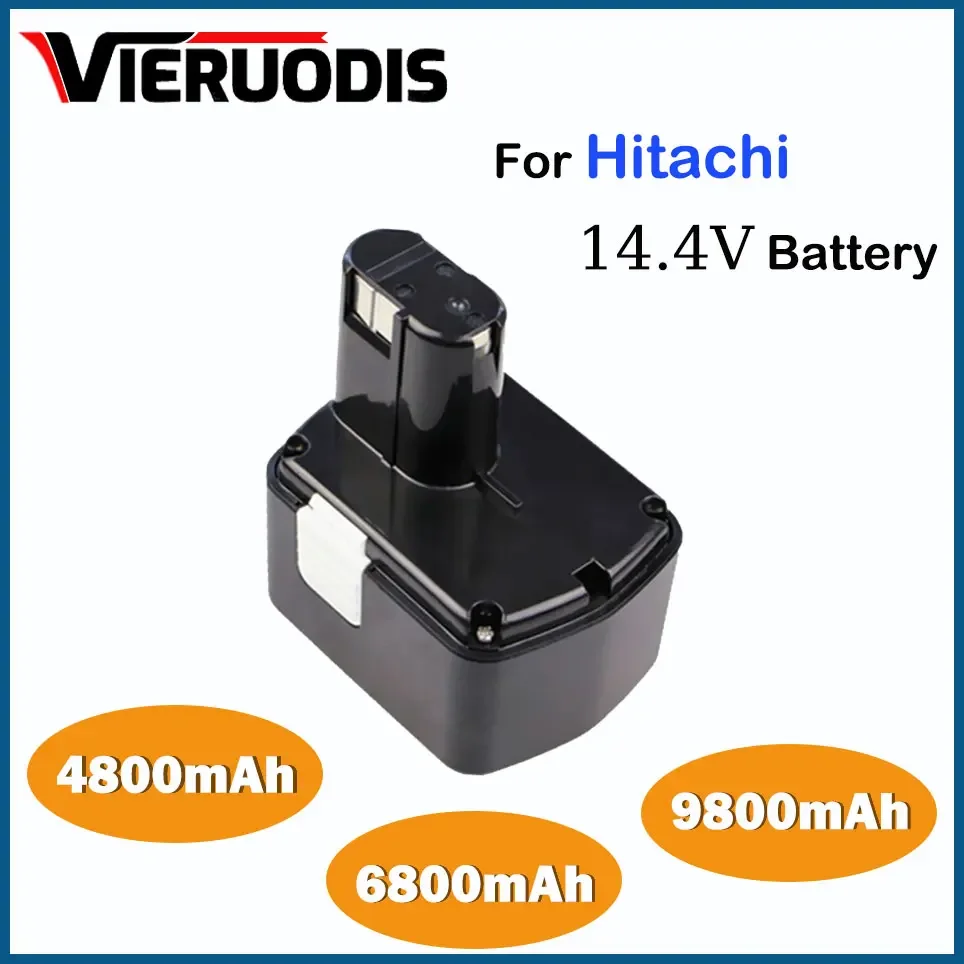 

Replacement Battery EB1414S 14.4V 4800/6800/9800mAh Ni-CD for Hitachi Power Tool Batteria EB1414S 319104 319933 EB1412S EB1420RS