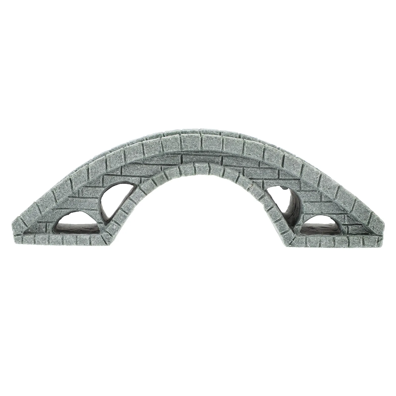 Bridge Decor Miniature Vintage Small Arch Bridge Delicate Ornament Fine Craftsmanship Aquarium Bonsai Fish Tank