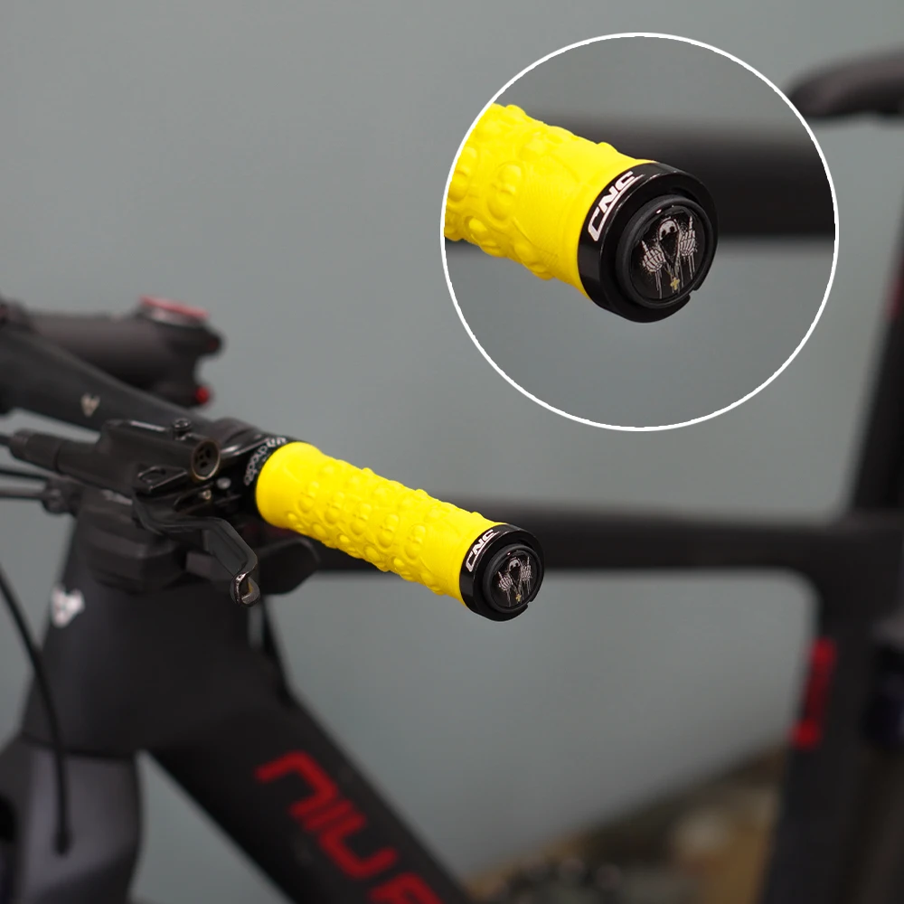 CNC Bike Handlebar Grips End Cap 22mm MTB Road Bicycle Handle Bar Plug Caps HD990