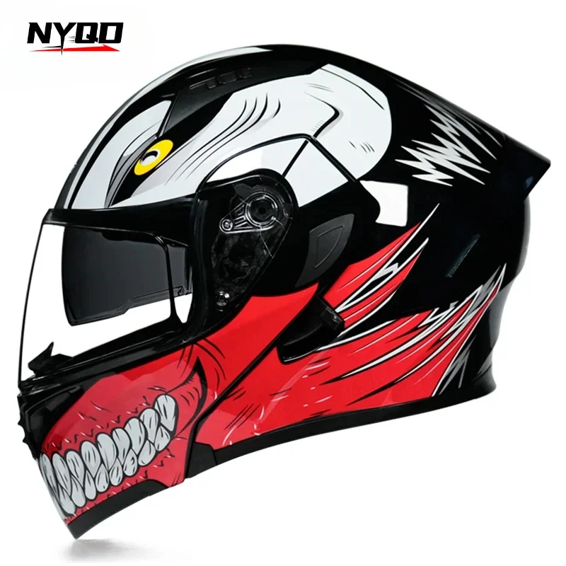 

Мотоциклетные шлемы Модульные откидные двойные козырьки Шлем анфас Casque Moto Racing Мотокросс DOT Motocicleta Casco Moto건비헬 изменений