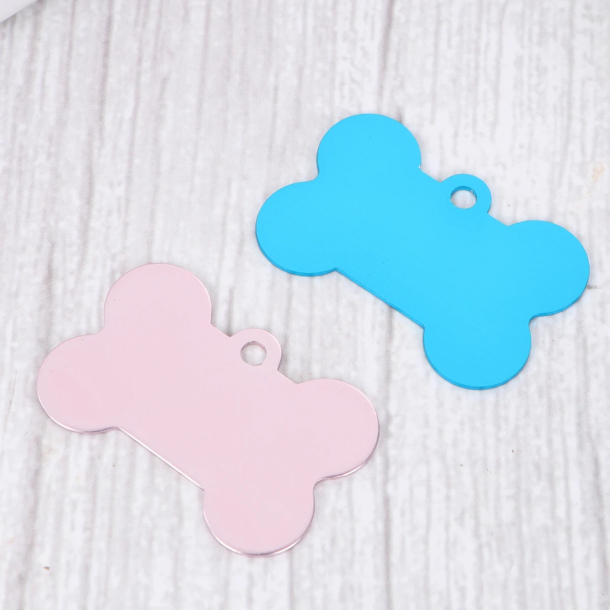 

10Pcs Pet Identity Tags Bone Design Scratch Resistant Dog Cat Id Name Phone Number Tag in 10 Colors Id Tag Pet Tags
