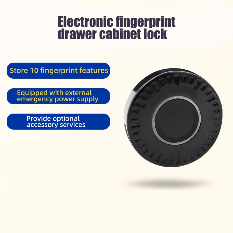 Home Office School Safety Keyless Biometric Furniture Drawer Smart File Fingerprint Cabinet Lock