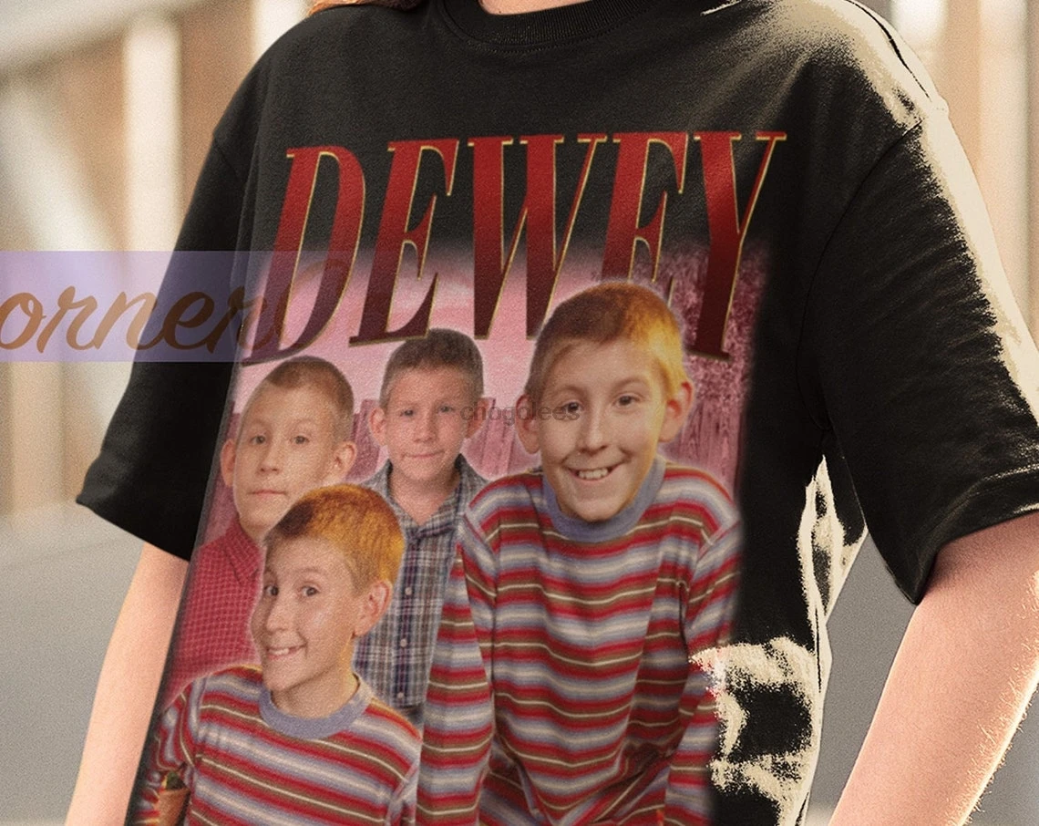 DEWEY قميص تكريم تي شيرت كينيث ويلكرسون مالكولم في الشخصية الوسطى خمر ميرش إريك لكل سوليفان تي شيرت مروحة هدية