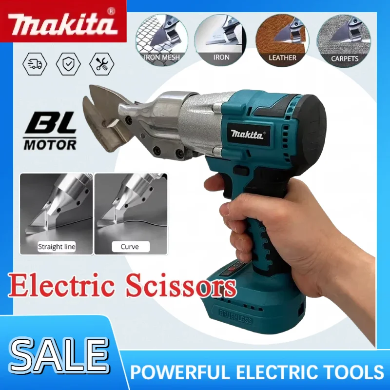 

Бесщеточные электрические ножницы Makita, аккумуляторные беспроводные ножницы для резки листового металла, инструменты для резки металла, ножницы для листового металла, для аккумулятора 20В