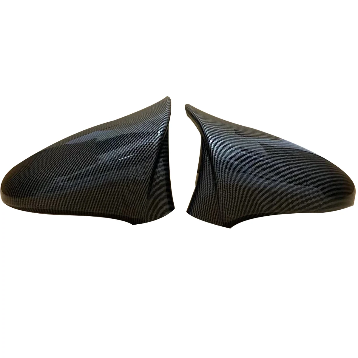 Glossy Black/Carbon Look Car Side Door Rearview Mirror Cover For LEXUS IS ES GS LS CT RC F-Sport IS200 2014-2020 Mirror Caps