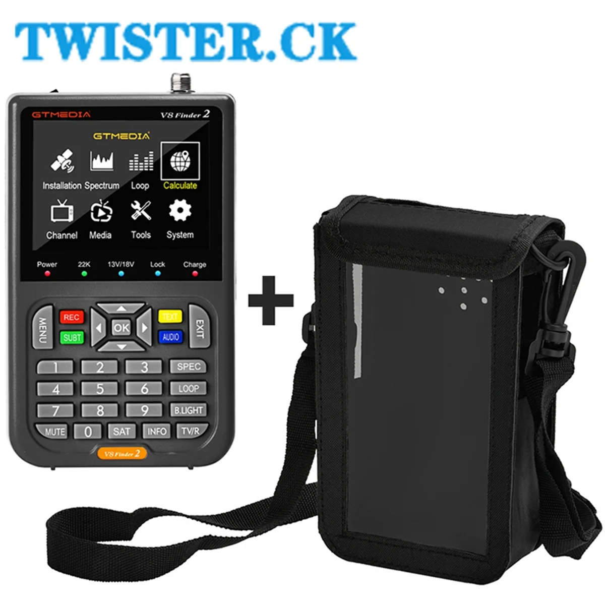 

M86K V8 Finder2 Цифровой измеритель сигнала Измеритель детектора DVB-S/S2/S2X 2/4 264 8 бит