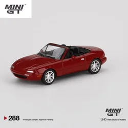 1:64 Miata MX-5 NA 288 alloy die-cast simulation car model,boys' toys,adult collection pieces,children's holiday birthday gifts