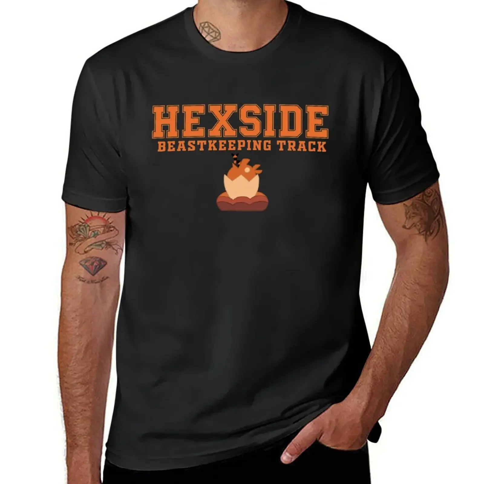 

Hexside Beastkeeping Track T-Shirt basketball graphic tees summer clothes graphics anime figures plus size men clothing