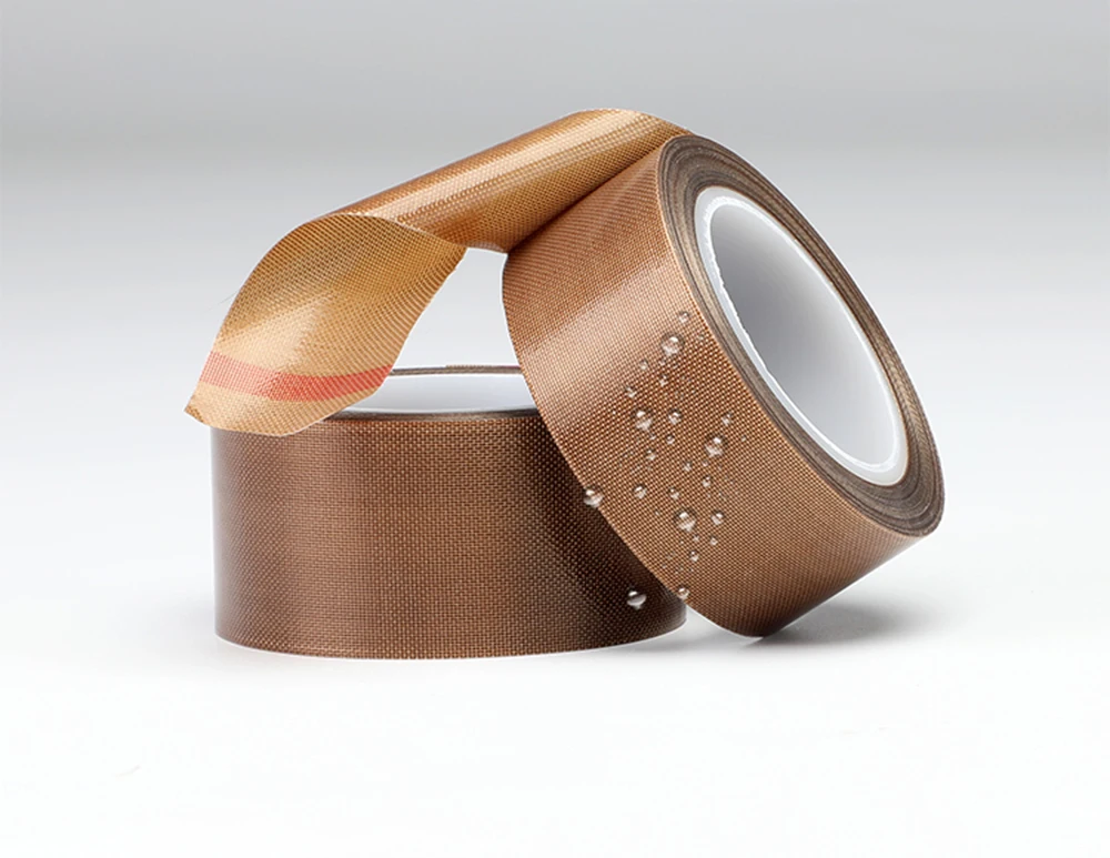 0.13/0.18mm 300 Degree High Temperature Resistance Adhesive Tape Cloth Heat Insulation Sealing Machine PTFE Tape