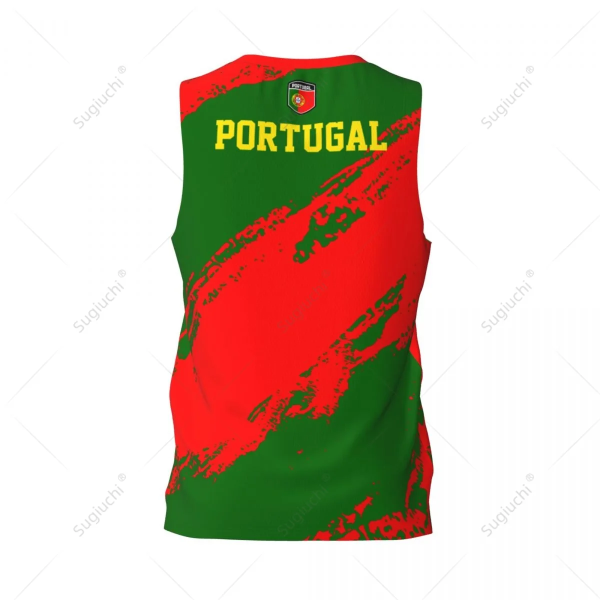 Men Basketball Sports Portugal Flag Running Fitness Multifunction Jersey Sleeveless shirt Custom Name Nunber Exclusive