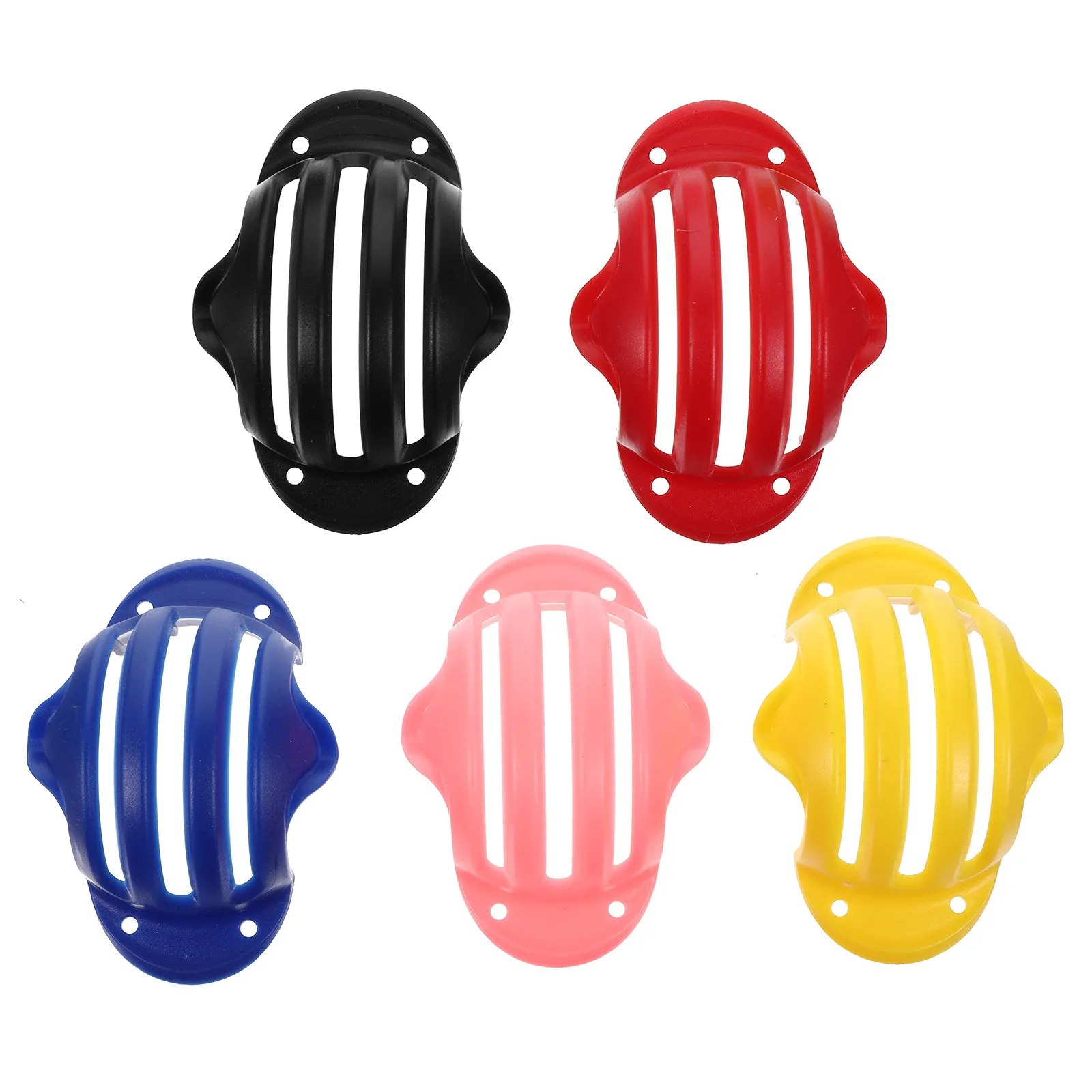 5Pcs Golf Ball Marker Liner Translucent Lightweight Tongs Style for Handling Front Back Marking Swing Putting