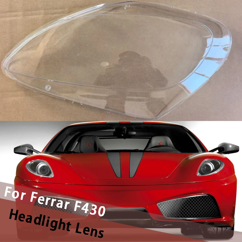 

For Ferrar F430 Auto Head Lamp Light Case Car Front Headlight Cover Lampshade Lampcover Caps Headlamp Shell Housing Caps