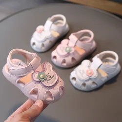 Crash Resistant Baby Sandals 2023 Summer New 1-3 Year Old Baby Shoes Girl Princess Sandals Baby Shoes Children's Shoes босоножки