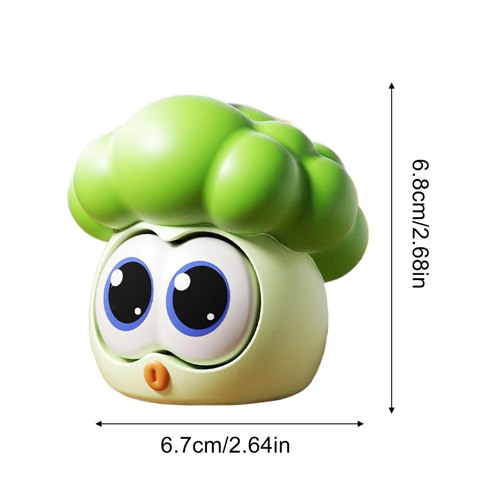 Fidget Squeeze Toy Pop Out Eyes Verdure Decomprimere Giocattolo sensoriale per ragazzi Ragazze Bambini Adolescenti Adulti Bambini Scuola a casa