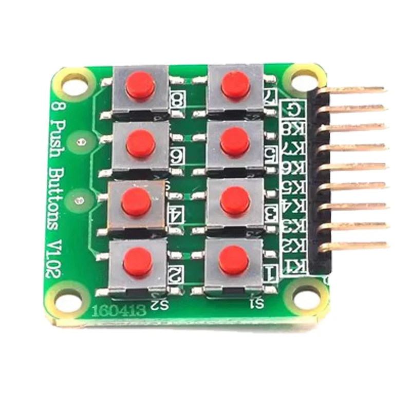 2x4 Keypad 4x2 Keypad 8 Push Buttons V1.00 Key Board Matrix Keyboard Button for Arduino AVR PIC 2*4 Module AVR PIC