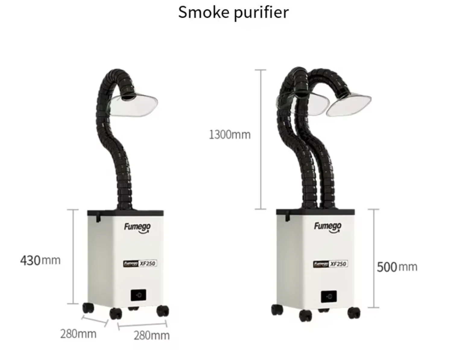 New Desktop Mobile Smoke Purifier Essential Laser Marking Motor Components-Soldering Iron Smoking Machine Air Cleaning Equipment
