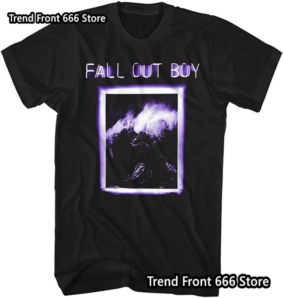 Fall Out Boy Rock Band Men\'s And Children Summer Short Sleeve T-shirt Vintage Patten Boys Men Size Tshirts