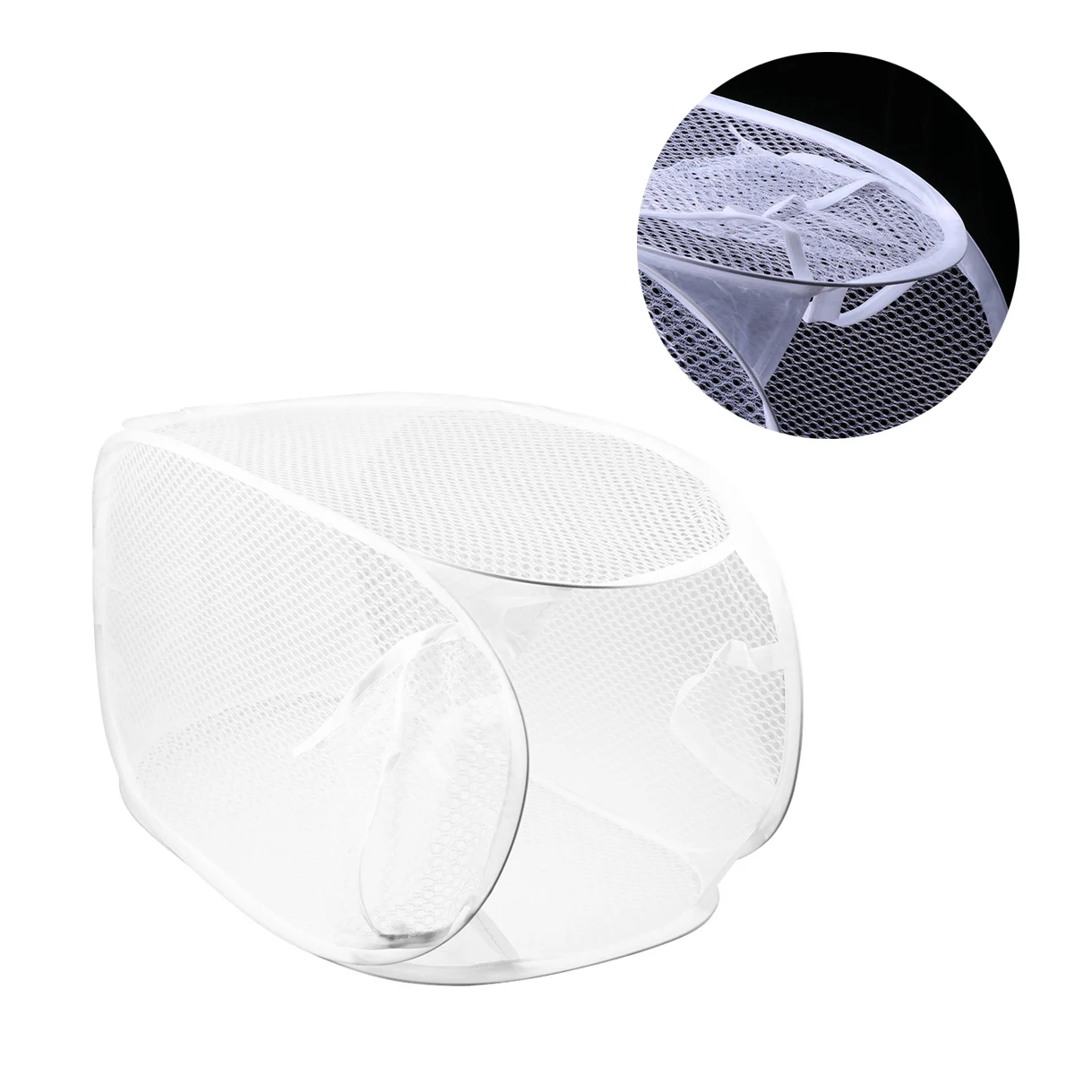 

2 Pcs Laundry Basket Portable Collapsible Mesh Baskets for Clothes Storage Home Portable Laundry Basket Use Foldable Hamper