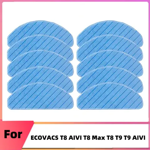 Washable Mop Cloth Pads For Ecovacs Deebot Ozmo T8 AIVI T8 Max T8 T9 T9 AIVI T9 Max T9 Power N8 N9 Robot Vacuum Cleaner Rags