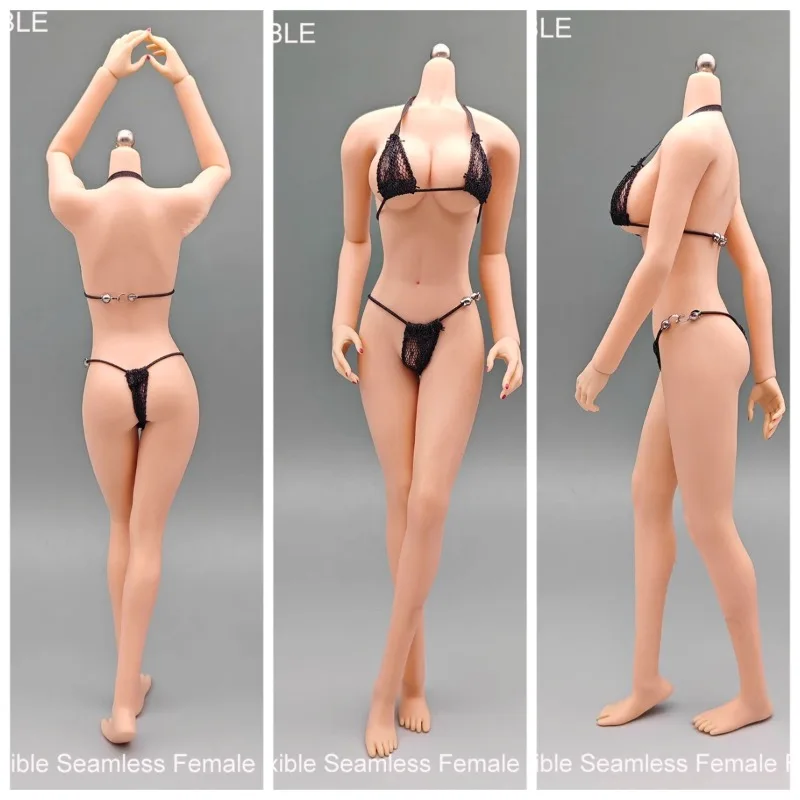 

1/6 масштаб женщина-солдат, гибкое коричневое тело, азиатское тело, съемная кукла-соска для 12-дюймовой фигурки с большой грудью