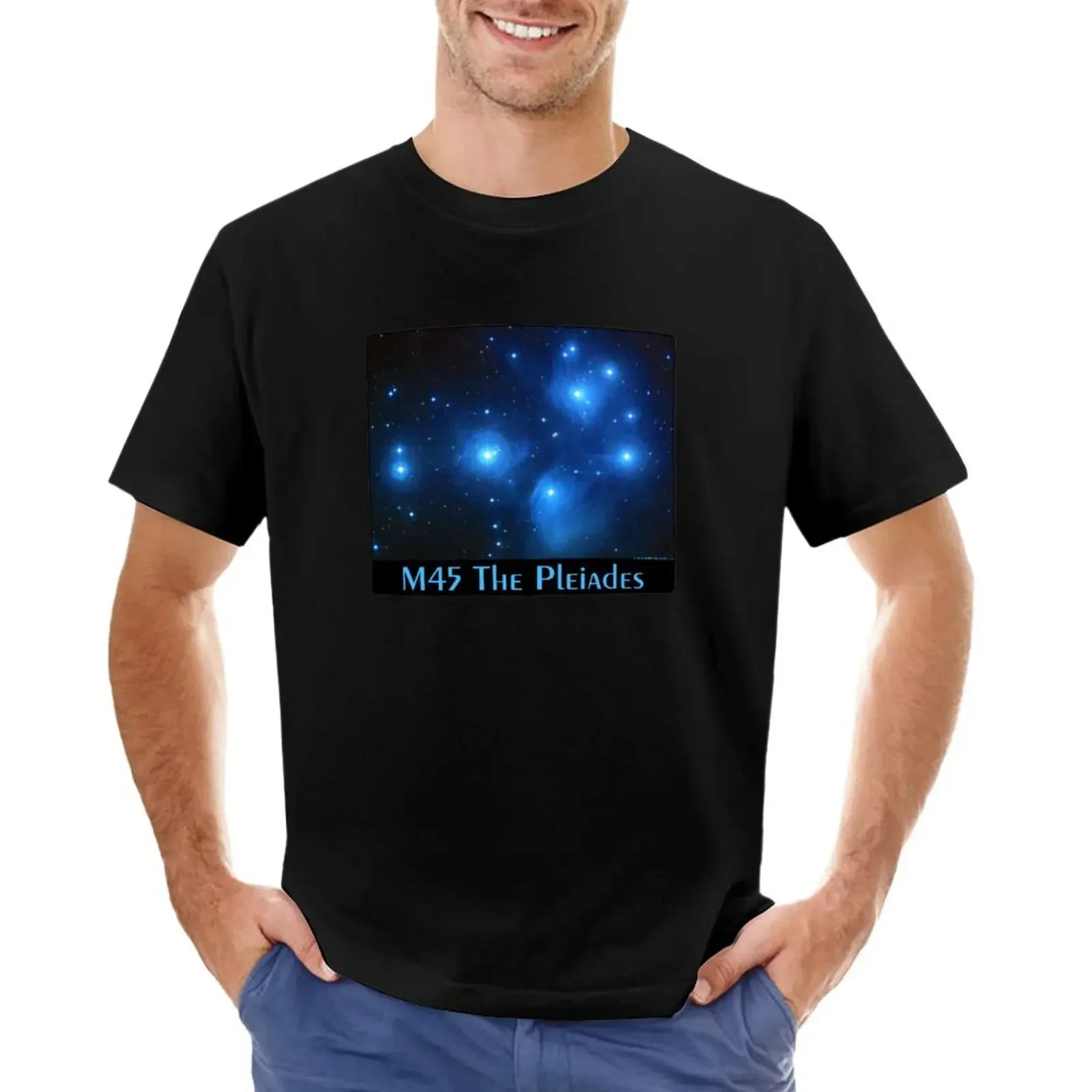 M45 Pleiades Star Cluster Astronomy (n) T-Shirt boys animal print hippie clothes new edition Short sleeve tee plain t shirts men