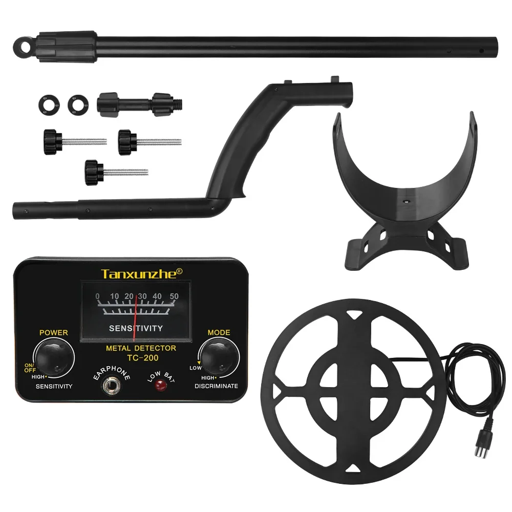 TC-200 nuovo aggiornamento Metal Detector Underground Wire Iron Metal Gold Detector Tracker regolabile per la ricerca del tesoro nuovo