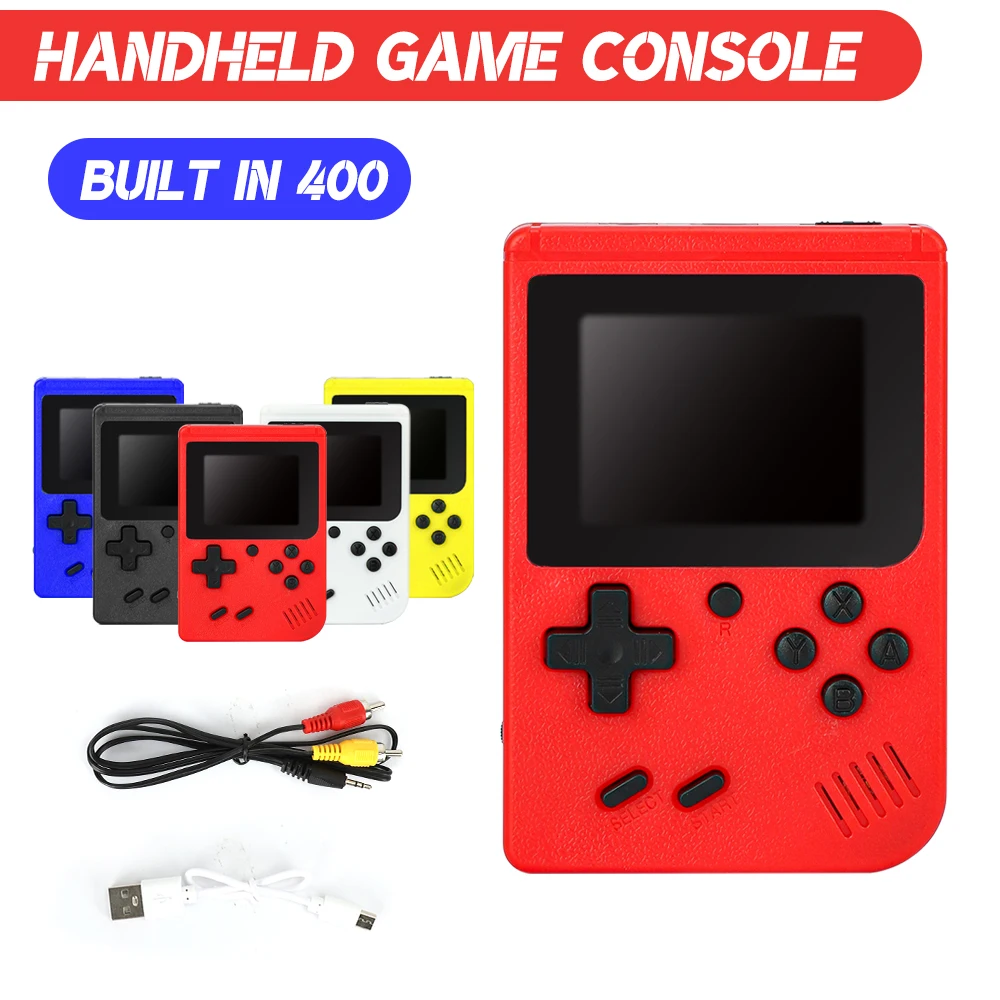 Multiple colors Retro Classic Games Children's Handheld Small Game Console Hundreds Of Game Charging Can Connected To The TV