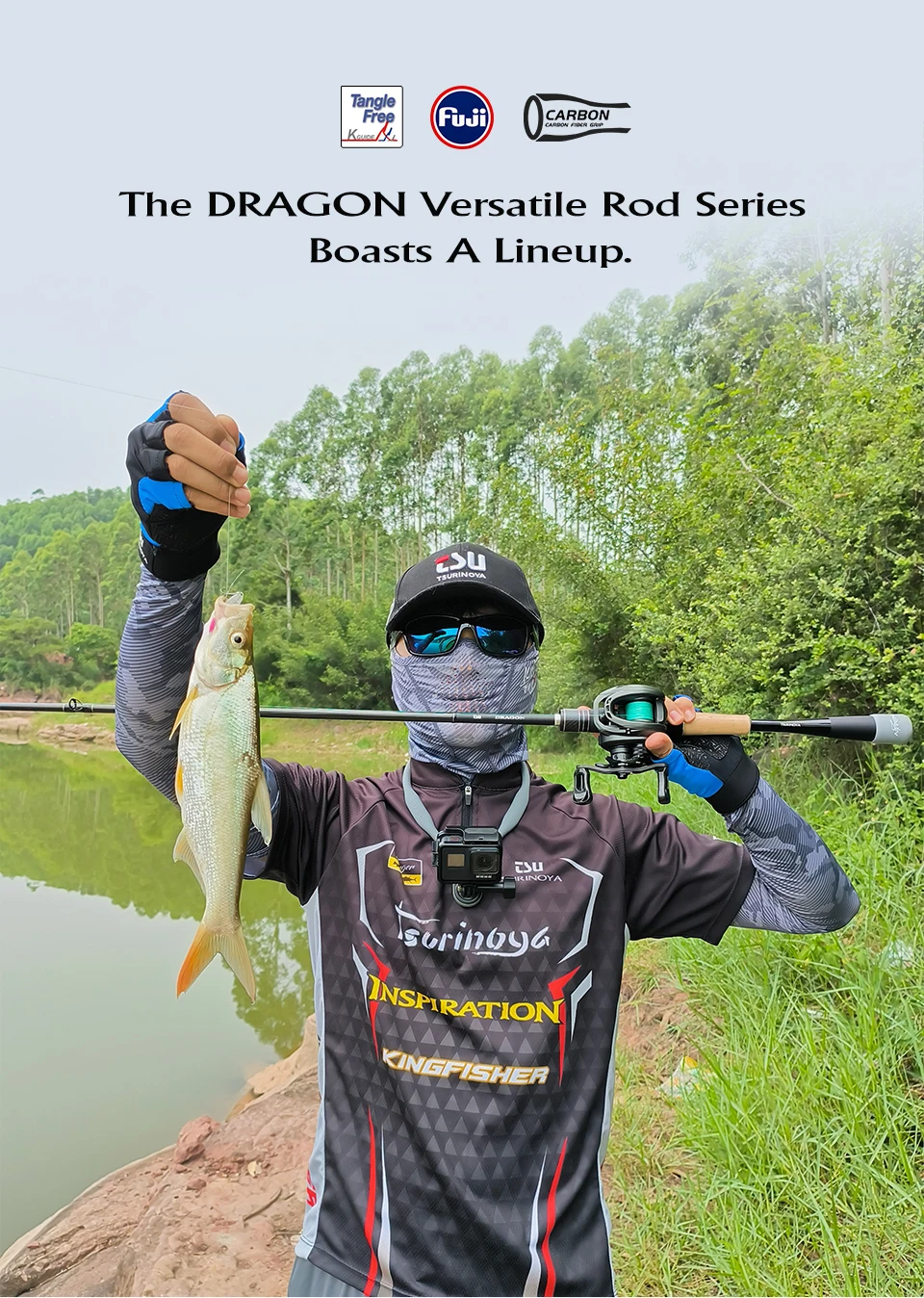 TSURINOYA Long Casting Rod DRAGON 2.16m 2.28 2.44m M ML Spinning Fishing Rod For SeaWater Fresh Water FUJI Carbon 2Section Cane