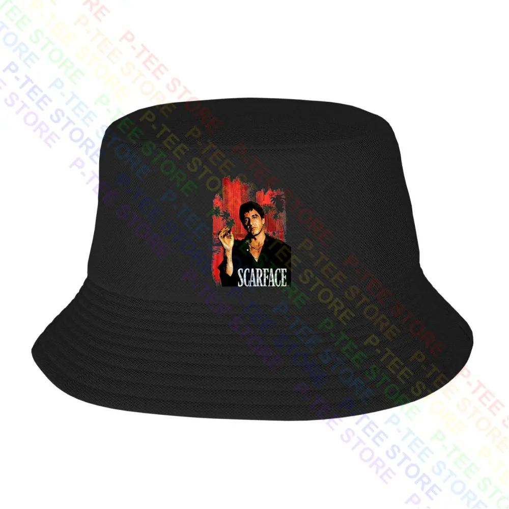 

Scarface Red City Scape Mafia Al Pacino Montana Movie Baseball Cap Snapback Caps Knitted Bucket Hat